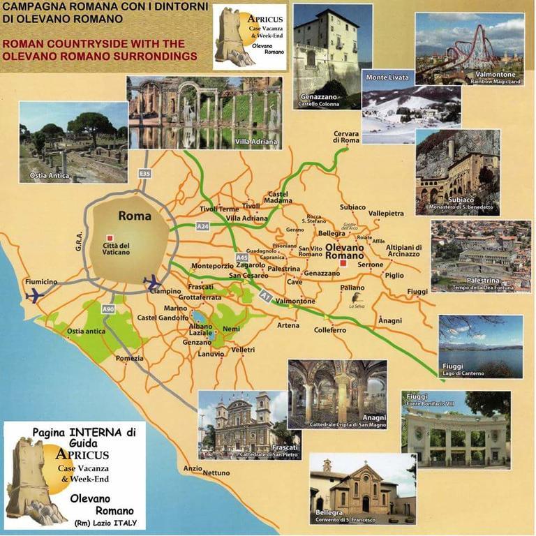 La Loggetta Di Apricus Villa Olevano Romano Eksteriør bilde